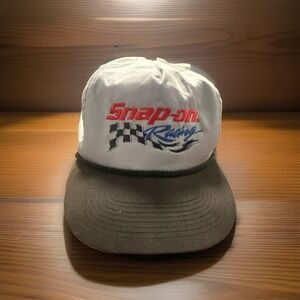 Vintage Snap On Racing Hat Cap Snapback